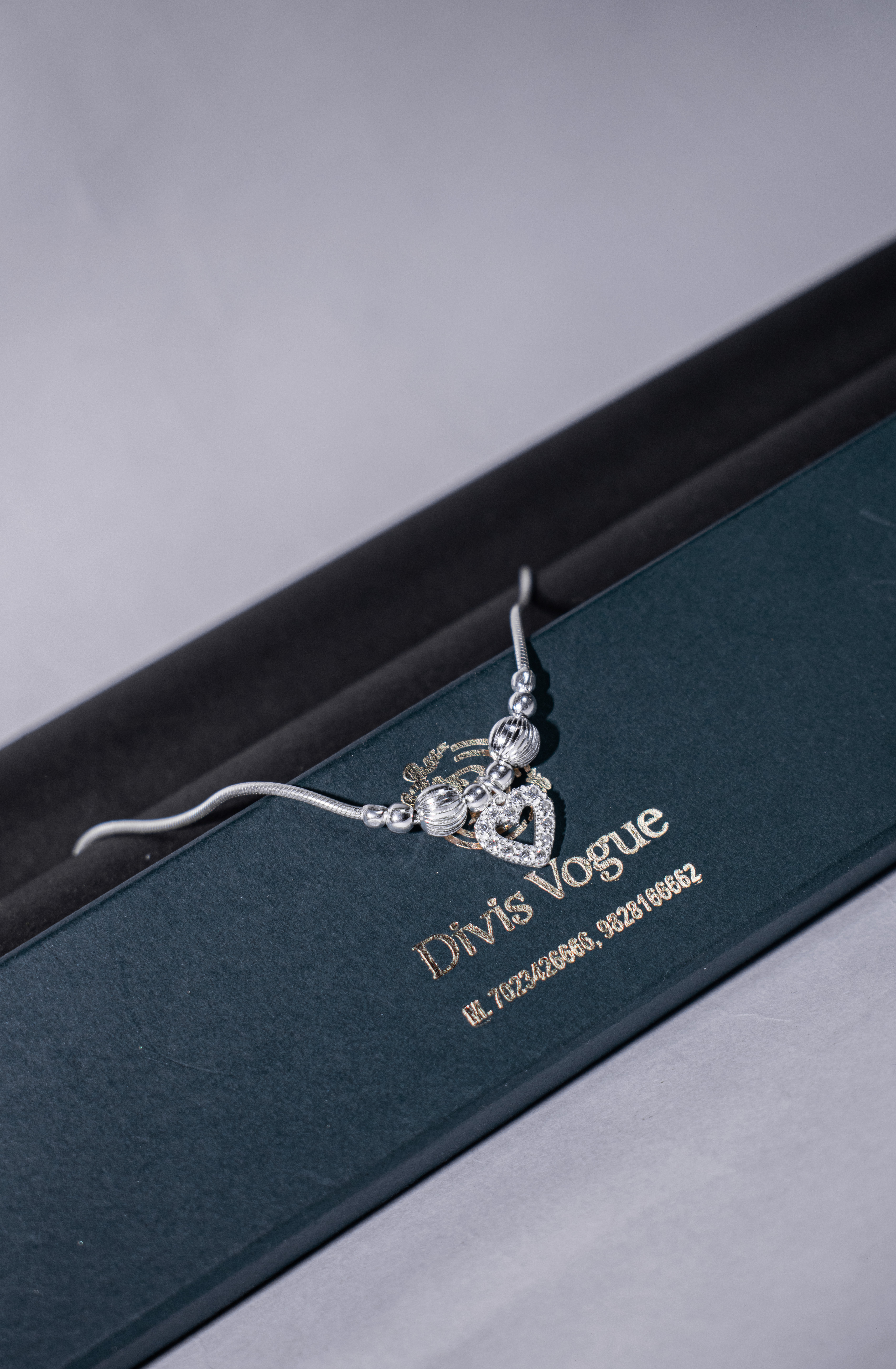 Little Heart Pure Silver Kids Payal